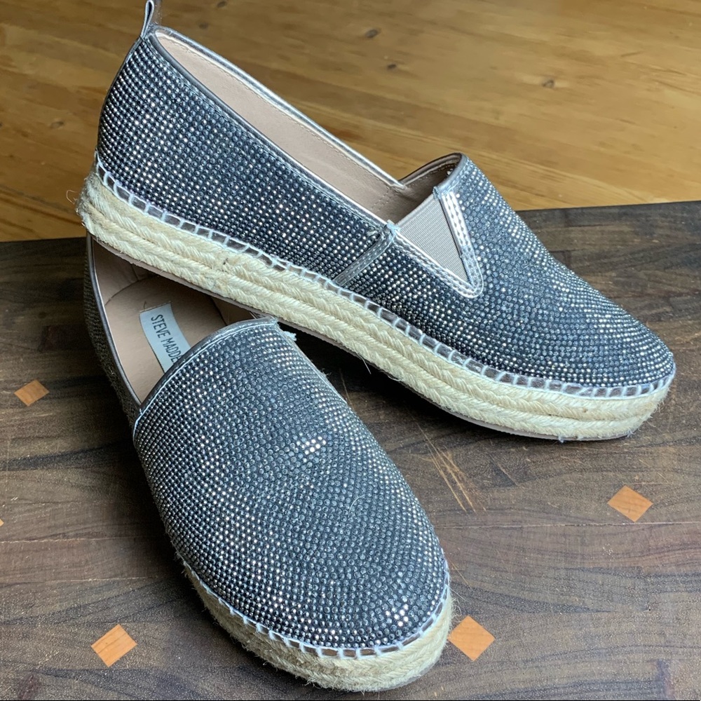 Steve Madden Proud Rhinestone Espadrilles